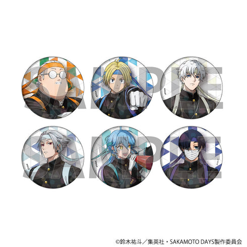 『SAKAMOTO DAYS』ホログラム缶バッジ(57mm)23/応援団ver. コンプリートセット(全6種)(描き下ろしイラスト)